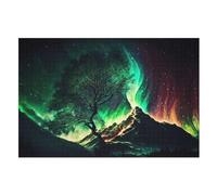 Cosmic Tree of Life 1000 Piece Wooden Jigsaw Puzzles for Adults | Jigsaws 1000 Pieces for Kids | Jigsaw Puzzle Presents for Women | Puzzle | Adult Jigsaw （75×50cm）