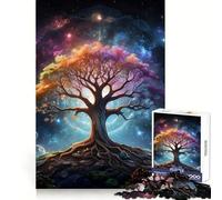 Cosmic Tree Of Life Jigsaw Puzzles for Adults 1000 Piece Logic Fun, Smooth Thick, Playful Challenge, Xmas Santa Gift (38x26cm)