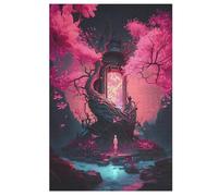 Cosmic Tree of Life Jigsaw Puzzles, Wooden Puzzle Gift for Adult Jigsaw Puzzles Toys for Adults Teens Birthday Gifts for Adult Educational 1000 Jigsaw Puzzles Set for Kid Teen Age 12 Toy （78×53cm）