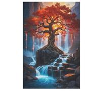 Cosmic Tree of Life Wooden Jigsaw Puzzles for Adults 1000 Pieces Jigsaw Puzzle for Adults & For Kids Age 12 And Up Family Gathering Educational Game Toys （78×53cm）