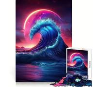 Cosmic Tsunami Wave Puzzles for Adults 1000 Puzzles Pastime Game, Smooth Connection, Home Play, (50x75cm)