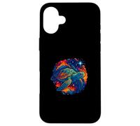 Cosmic Turtle, Galactic Ocean Vibes, Sea Animal Case for iPhone 16 Plus