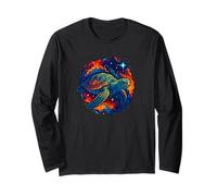 Cosmic Turtle, Galactic Ocean Vibes, Sea Animal Long Sleeve T-Shirt