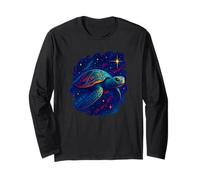Cosmic Turtle, Galactic Ocean Vibes, Sea Animal Long Sleeve T-Shirt