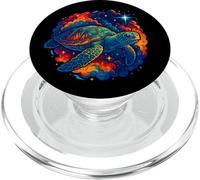 Cosmic Turtle, Galactic Ocean Vibes, Sea Animal PopSockets PopGrip for MagSafe