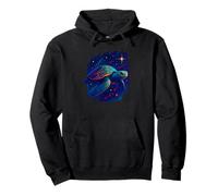 Cosmic Turtle, Galactic Ocean Vibes, Sea Animal Pullover Hoodie