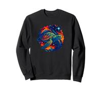 Cosmic Turtle, Galactic Ocean Vibes, Sea Animal Sweatshirt