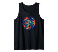 Cosmic Turtle, Galactic Ocean Vibes, Sea Animal Tank Top