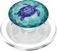 Cosmic Turtle Mandala Galaxy Spirit PopSockets PopGrip for MagSafe