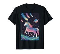 Cosmic Unicorn Meteor Shower Galaxy Planet T-Shirt