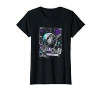 Cosmic Uranus Ringed World Uranus Value Graphic T-Shirt, Women, Black, M