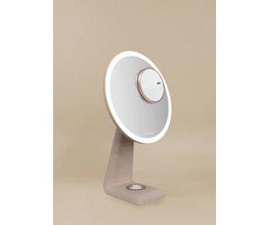 Cosmic Vanity Mirror And Lamp, X10 Magnifying Magnetic Handheld Mirror, Adjustable Front And Rear Led Lighting, Pink, Essentials