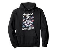 Cosmic Vibes, Infinite Minds - Spacecore Cosmic Aesthetic Pullover Hoodie