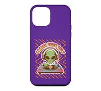 Cosmic Vibes Only DJ Alien Retro Technics Music Turntable Case for iPhone 12 mini
