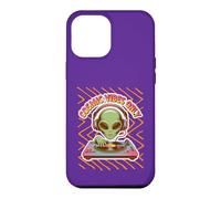 Cosmic Vibes Only DJ Alien Retro Technics Music Turntable Case for iPhone 12 Pro Max