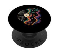 Cosmic Vinyl Record Space Music Dreamer PopSockets Adhesive PopGrip