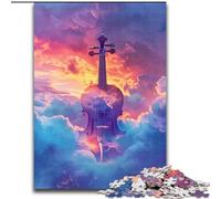 Cosmic Violin Puzzles 1000 Pieces for Adults, Pattern Assembly Deal As Gifts for The Whole Family Suitable for And 14 (26x38cm)