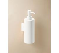 Cosmic Wall Mounted Soap Dispenser, 240Ml Capacity, Brushed White, Anti-Corrosion, Architect S+ Collection