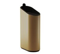 COSMIC Waste bin Matt gold 2.5L Dual: Screws or Adhesive Measures 32 x 10 x 19.3 cm