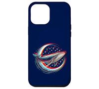 Cosmic Whale in front of the Moon - supernatural visual space Case for iPhone 12 Pro Max