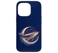 Cosmic Whale in front of the Moon - supernatural visual space Case for iPhone 13 Pro