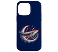 Cosmic Whale in front of the Moon - supernatural visual space Case for iPhone 14 Pro Max
