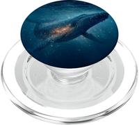 Cosmic Whale Starlight Ocean Fantasy Art PopSockets PopGrip for MagSafe
