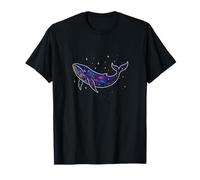 Cosmic Whale Swimming Through Stars T-Shirt