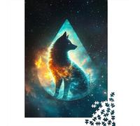 Cosmic Wise Fox 1000-Piece Puzzle for Adults, 70x50cm/1000pcs; Smooth White Card with Reduced Dust; Easy to Continue on Another Evening