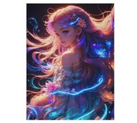 Cosmic Witch Wooden Jigsaw Puzzles 500 Piece Puzzle For Adults. Challenging To Complete But Fun And Humorous Jigsaws 55×41cm