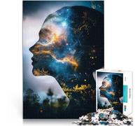 Cosmic Woman Silhouette2000 Piece Adult Puzzles Stress Reliever Difficult Challenge for is ideal as a gift for the whole family 70x100cm