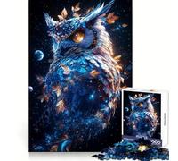 Cosmic Wonder Owl 1000 Piece Puzzle For Teenagers Mental Sharp, Stress Relief Play, Family Game, Home Display (50x75cm)