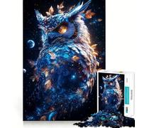 Cosmic Wonder Owl Jigsaw Puzzles1000 Pieces Sharp Mind, Accurate Cut, Family Activity, (38x52cm)