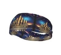 Cosmic Wonders Fashionable Colorful Sports Headband - Breathable, Stretchable, Lightweight, Unisex, Soft