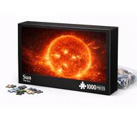Cosmic Wonders Jupiter Jigsaw Puzzle, 1000 Pieces, Space Theme, Cardboard, Rectangular, for Adults (The Sun)