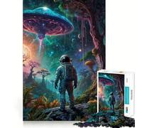 Cosmic Wonders UFO Jigsaw Puzzles 1000 Pieces for Adults Brain Exercise, Decompress, Family Game, Home Art (38x52cm)
