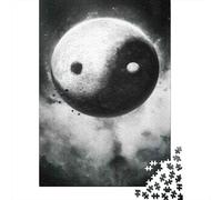 Cosmic YinYang Planet 1000 Piece Thickened Paper Puzzle Grown-Ups Relaxation Hobby Easy to Store Engaging Teaser 38x26cm/1000pcs