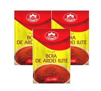 Cosmin Hot Paprika 17g | Boia De Ardei Iute 17g | Perfect to Make Seasoning Blends for Various Meats, Poultry, Veggies, Etc | Product of Romania (3 Pack, Pepper 17g)