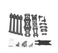 Cosmin Mark4 8 Inch with 5mm Arm for Quadcopter FPV Modification Carbon Fiber 7 Inch Quadcopter Freestyle Frame Replacement Parts Black