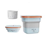 Cosmin Mini Turbo Washing Machine with Drain Basket for Dorms, Travel, Gifts for Friends or Family UK Plug