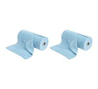 Cosmin Reusable Cleaning Wipe Household, Microfiber Towel Rolls Dish Rags Wash Paper Towel Replacement, Blue