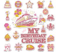 Cosmisun 22 Pcs Birthday Cruise Ship Door Magnets Decorations Magnetic