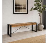 Cosmo Dining Bench - Industrial Style - Wooden and Metal