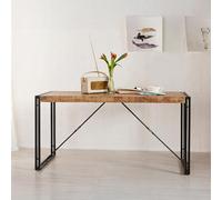 Cosmo Dining Table - 6 Seater - 150cm - Industrial Style - Wooden and Metal