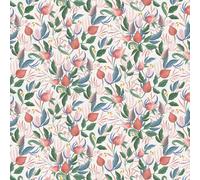 AS Creation COSMO Living Still Bloom Pink Green Wallpaper 79062-5 - Floral Leaf