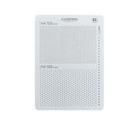 Cosmo No.412405 Sashiko Template, Oblique Eye, 0.1 x 0.2 inches (3 + 4 mm)