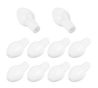 COSMOBETTY 10pcs Detachable Nasal Irrigator Nozzle Tips for Needle Tips Soft Food-Grade Plastic Nose Flushers Reusable Replacement Spray Heads for Adult Nasal Irrigation System with Secure
