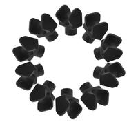 COSMOBETTY 10pcs Wheelchair Footrest Slider U-Shaped Seat Rail Guide Block Plastic Black Detachable for Wheelchair and Transport Chair Indoors Outdoors