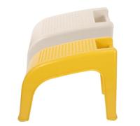 COSMOBETTY 2pcs Non-Slip Plastic Nail Stool for Feet with Integrated Storage and Front Ledge, Added Comfort Foot Rest for Pedicure, Shower, and Bathroom Use, for Those with Mobility Needs