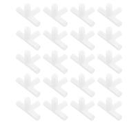 COSMOBETTY 30pcs Plastic Tent Connector with 0.33" Inner Diameter, Right Angle Four-Way Design for Universal Fit and Stable Multidirectional Support, Replacement Part for Camping and Mountain